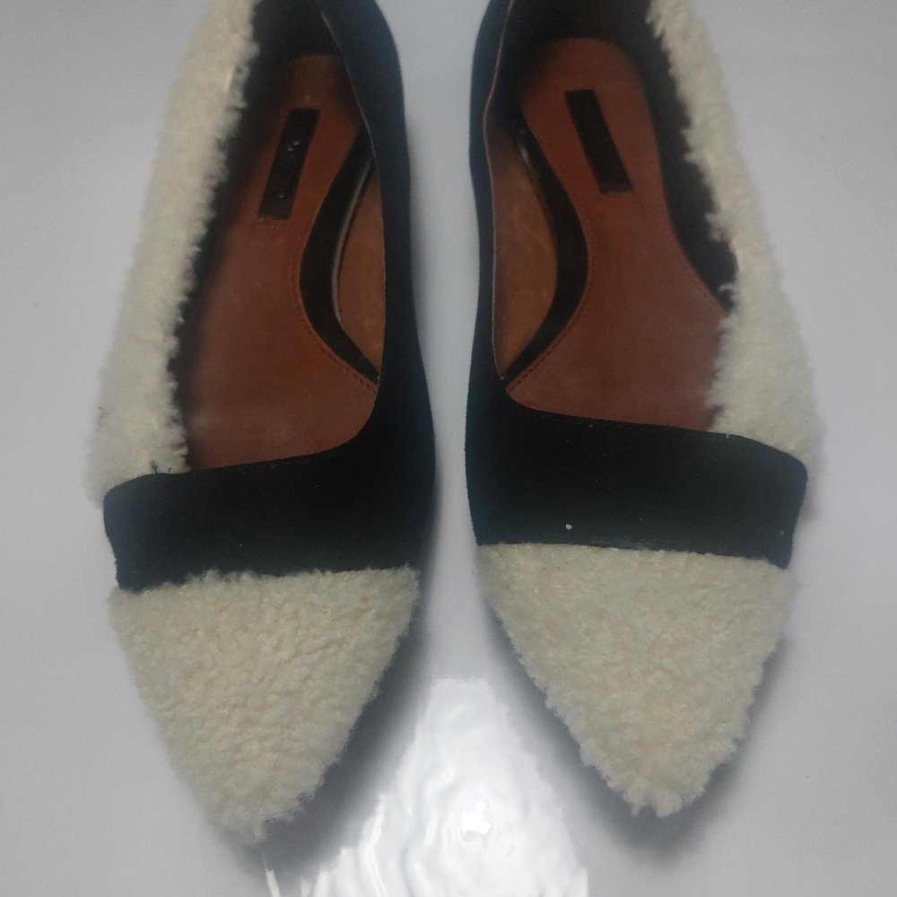 STACCATO Women's Faux Fur Flats Size 9 - Picture 8 of 15